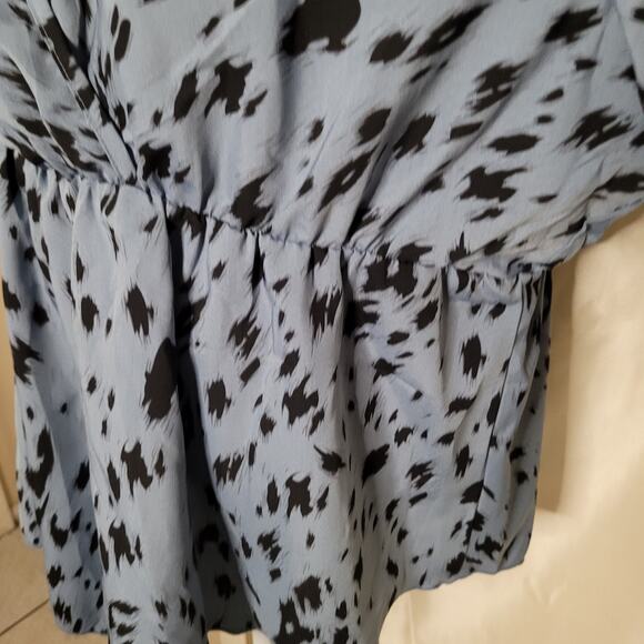 Shein Curve Blue and Black Binding Shirt - 3XL - Picture 7 of 13